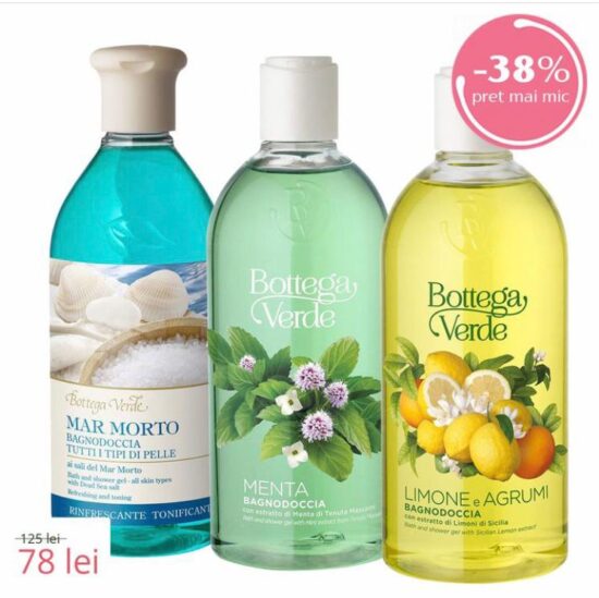 Bottega Verde Discount Set 3 Geluri de Dus 400 ml