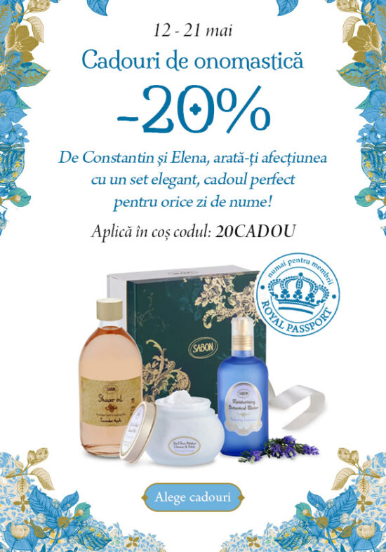 Sabon 20% Reducere la Seturi Cadou