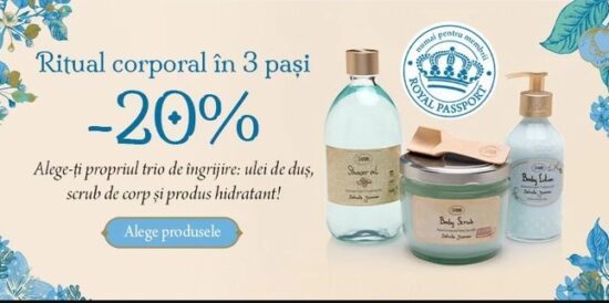 Sabon 20% reducere Ritual Corporal