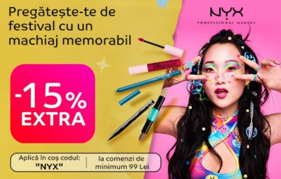 Nyx 15% Extra Reducere