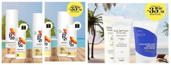 Sole pana la 35% Reducere la SPF