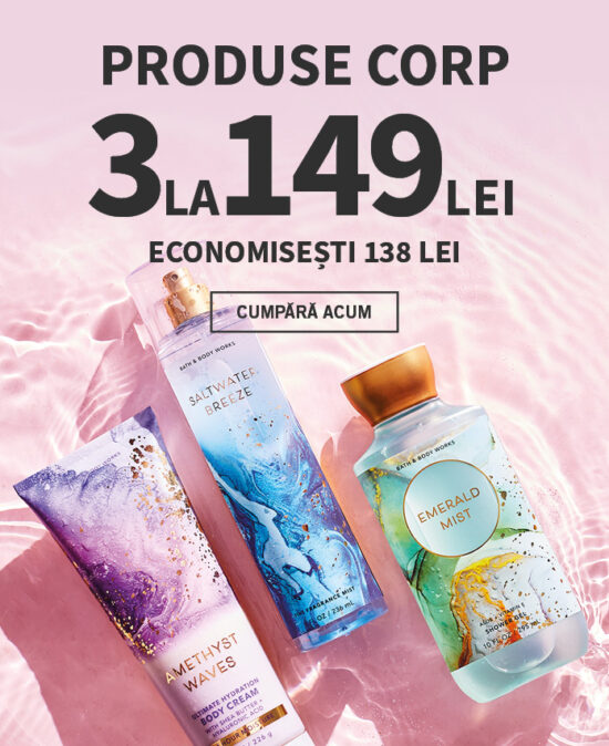 Bathandbodyworks Cumperi 3 Produse Corp cu doar 149 lei