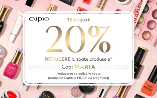 Cupio 20% Reducere la Toate Produsele