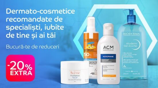 Emag 20% Extra Reducere la Dermato-Cosmetice