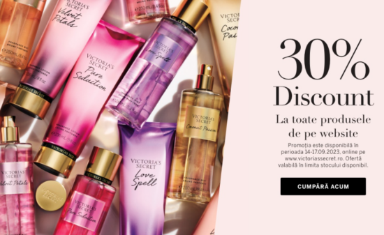 Victoria’s Secret Discount la Toate Produsele